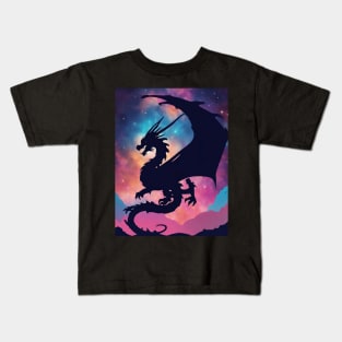 Dragon’s Night Sky Kids T-Shirt